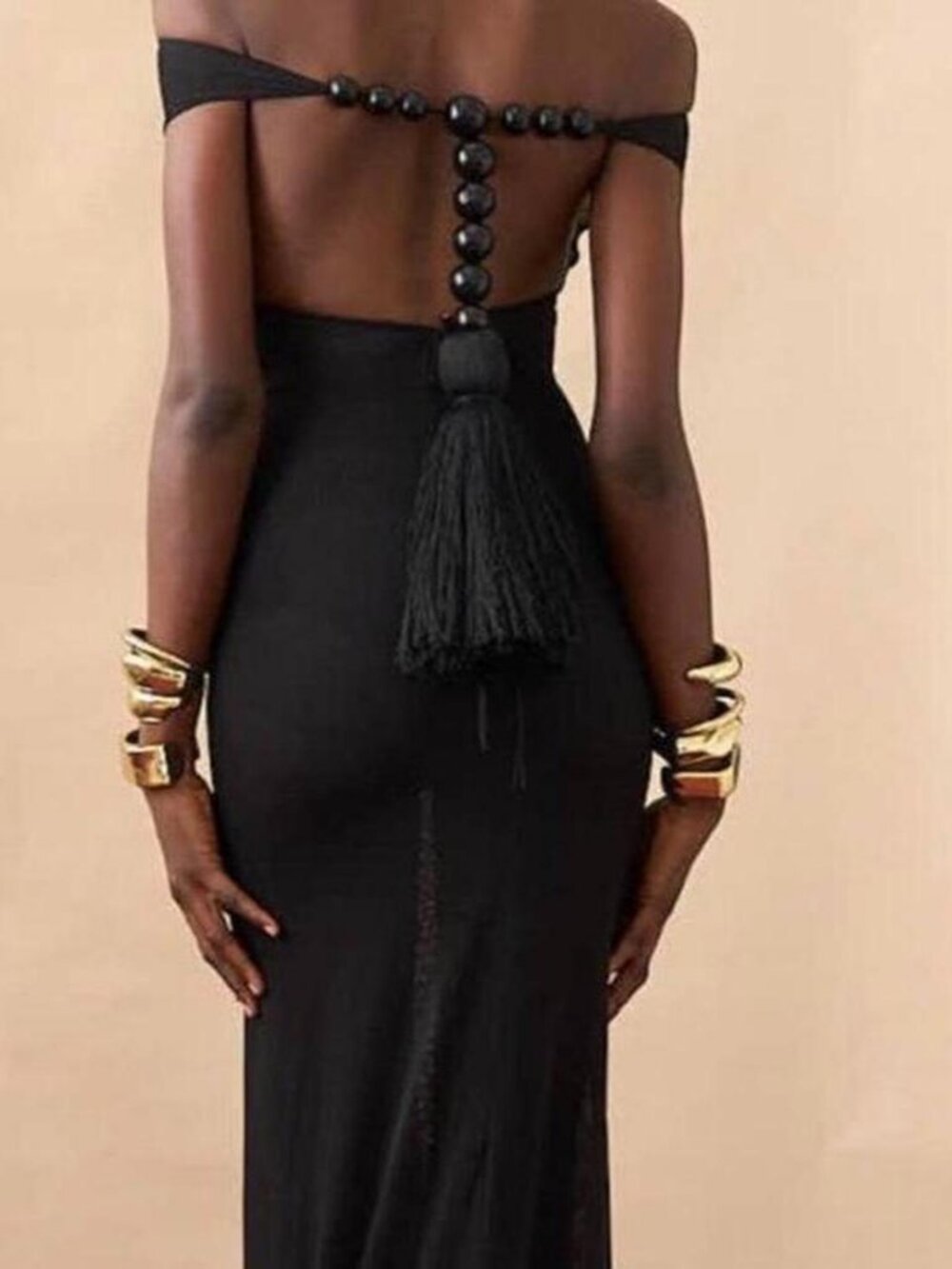 Kilentar VIRAL Nigerian Anko Tassel Dress - 2 piece
